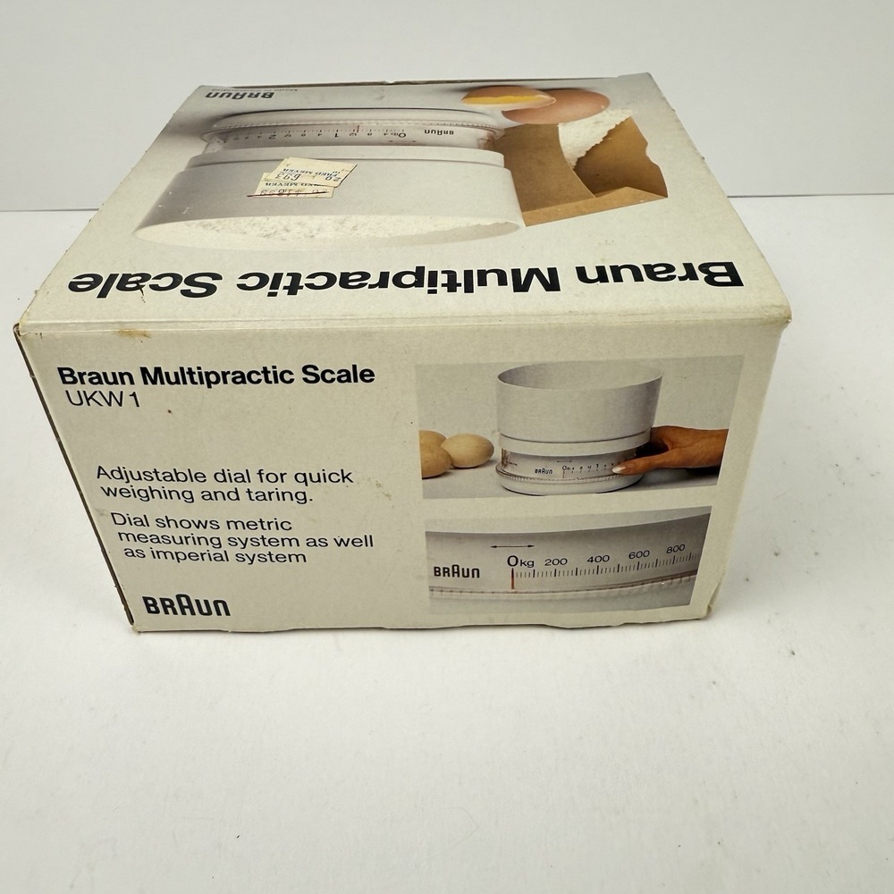Braun Multipractic Scale UKW1 Type 4243 Made in Switzerland New Open Box - Picture 4 of 11
